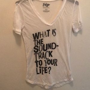 What is the soundtrack to your life v neck